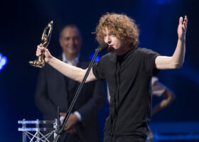 GALA DE L'ADISQ 2015 : Phillipe Brach est la Révélation de l'année ( crédit photo : Jean-François Leblanc)