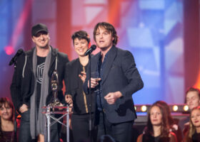 ADISQ 2015 : le premier gala - Galaxie gagnant du Félix de l'Album - Alternatif (crédit photo : Jean-François Leblanc)