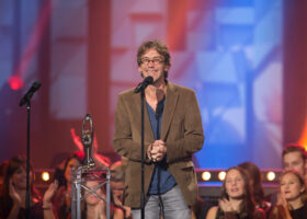 ADISQ 2015 : le premier gala - Fred Pellerin gagnant du Félix de l'Album - Meilleur vendeur (crédit photo : Jean-François Leblanc)