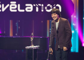 Gala de l'ADISQ - Émile Bilodeau, gagnant du Félix pour Révélation de l'année